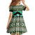 Palestine Christmas Family Matching Off Shoulder Maxi Dress and Hawaiian Shirt with Green-White Theme, Tree Ornaments, and Nativity Scene Motif - Wonder Print Shop