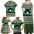 Palestine Christmas Family Matching Off Shoulder Maxi Dress and Hawaiian Shirt with Green-White Theme, Tree Ornaments, and Nativity Scene Motif - Wonder Print Shop