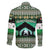 Palestine Christmas Family Matching Off Shoulder Maxi Dress and Hawaiian Shirt with Green-White Theme, Tree Ornaments, and Nativity Scene Motif - Wonder Print Shop
