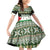 Palestine Christmas Family Matching Off Shoulder Short Dress and Hawaiian Shirt with Green-White Theme, Tree Ornaments, and Nativity Scene Motif - Wonder Print Shop