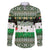 Palestine Christmas Family Matching Short Sleeve Bodycon Dress and Hawaiian Shirt with Green-White Theme, Tree Ornaments, and Nativity Scene Motif - Wonder Print Shop