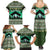 Palestine Christmas Family Matching Summer Maxi Dress and Hawaiian Shirt with Green-White Theme, Tree Ornaments, and Nativity Scene Motif - Wonder Print Shop