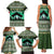 Palestine Christmas Family Matching Tank Maxi Dress and Hawaiian Shirt with Green-White Theme, Tree Ornaments, and Nativity Scene Motif - Wonder Print Shop