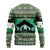 Palestine Christmas Ugly Christmas Sweater with Green-White Theme, Tree Ornaments, and Nativity Scene Motif - Wonder Print Shop