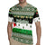 Palestine Christmas Rugby Jersey with Green-White Theme, Tree Ornaments, and Nativity Scene Motif - Wonder Print Shop