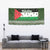 Palestine Christmas Tapestry with Green-White Theme, Tree Ornaments, and Nativity Scene Motif - Wonder Print Shop