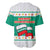 Bulgaria Christmas Baseball Jersey with Green-White Theme, Coat of Arms, and National Flag Motif - Wonder Print Shop
