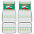 Bulgaria Christmas Car Mats with Green-White Theme, Coat of Arms, and National Flag Motif - Wonder Print Shop