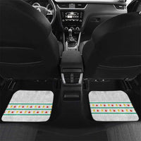Bulgaria Christmas Car Mats with Green-White Theme, Coat of Arms, and National Flag Motif - Wonder Print Shop