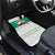 Bulgaria Christmas Car Mats with Green-White Theme, Coat of Arms, and National Flag Motif - Wonder Print Shop