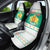 Bulgaria Christmas Car Seat Cover with Green-White Theme, Coat of Arms, and National Flag Motif - Wonder Print Shop