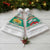 Bulgaria Christmas Santa Hat with Green-White Theme, Coat of Arms, and National Flag Motif - Wonder Print Shop