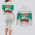 Bulgaria Christmas Couples Matching Long Sleeve Bodycon Dress and Long Sleeve Button Shirt with Green-White Theme, Coat of Arms, and National Flag Motif - Wonder Print Shop