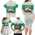 Bulgaria Christmas Family Matching Long Sleeve Bodycon Dress and Hawaiian Shirt with Green-White Theme, Coat of Arms, and National Flag Motif - Wonder Print Shop