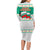 Bulgaria Christmas Family Matching Long Sleeve Bodycon Dress and Hawaiian Shirt with Green-White Theme, Coat of Arms, and National Flag Motif - Wonder Print Shop