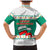 Bulgaria Christmas Family Matching Mermaid Dress and Hawaiian Shirt with Green-White Theme, Coat of Arms, and National Flag Motif - Wonder Print Shop