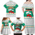 Bulgaria Christmas Family Matching Off Shoulder Maxi Dress and Hawaiian Shirt with Green-White Theme, Coat of Arms, and National Flag Motif - Wonder Print Shop