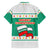 Bulgaria Christmas Family Matching Off Shoulder Maxi Dress and Hawaiian Shirt with Green-White Theme, Coat of Arms, and National Flag Motif - Wonder Print Shop