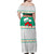 Bulgaria Christmas Family Matching Off Shoulder Maxi Dress and Hawaiian Shirt with Green-White Theme, Coat of Arms, and National Flag Motif - Wonder Print Shop