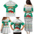 Bulgaria Christmas Family Matching Puletasi and Hawaiian Shirt with Green-White Theme, Coat of Arms, and National Flag Motif - Wonder Print Shop