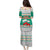 Bulgaria Christmas Family Matching Puletasi and Hawaiian Shirt with Green-White Theme, Coat of Arms, and National Flag Motif - Wonder Print Shop