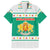 Bulgaria Christmas Family Matching Short Sleeve Bodycon Dress and Hawaiian Shirt with Green-White Theme, Coat of Arms, and National Flag Motif - Wonder Print Shop