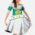 Bulgaria Christmas Family Matching Summer Maxi Dress and Hawaiian Shirt with Green-White Theme, Coat of Arms, and National Flag Motif - Wonder Print Shop