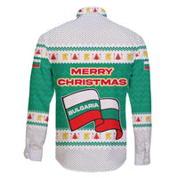 Bulgaria Christmas Family Matching Summer Maxi Dress and Hawaiian Shirt with Green-White Theme, Coat of Arms, and National Flag Motif - Wonder Print Shop