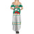 Bulgaria Christmas Family Matching Summer Maxi Dress and Hawaiian Shirt with Green-White Theme, Coat of Arms, and National Flag Motif - Wonder Print Shop