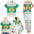 Bulgaria Christmas Family Matching Tank Maxi Dress and Hawaiian Shirt with Green-White Theme, Coat of Arms, and National Flag Motif - Wonder Print Shop