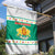 Bulgaria Christmas Garden Flag with Green-White Theme, Coat of Arms, and National Flag Motif - Wonder Print Shop
