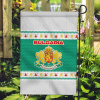 Bulgaria Christmas Garden Flag with Green-White Theme, Coat of Arms, and National Flag Motif - Wonder Print Shop