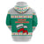 Bulgaria Christmas Hoodie with Green-White Theme, Coat of Arms, and National Flag Motif - Wonder Print Shop