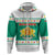 Bulgaria Christmas Hoodie with Green-White Theme, Coat of Arms, and National Flag Motif - Wonder Print Shop