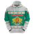 Bulgaria Christmas Hoodie with Green-White Theme, Coat of Arms, and National Flag Motif - Wonder Print Shop