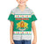 Bulgaria Christmas Kid Hawaiian Shirt with Green-White Theme, Coat of Arms, and National Flag Motif - Wonder Print Shop