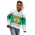 Bulgaria Christmas Kid Hoodie with Green-White Theme, Coat of Arms, and National Flag Motif - Wonder Print Shop