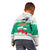 Bulgaria Christmas Kid Hoodie with Green-White Theme, Coat of Arms, and National Flag Motif - Wonder Print Shop