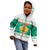 Bulgaria Christmas Kid Hoodie with Green-White Theme, Coat of Arms, and National Flag Motif - Wonder Print Shop