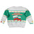 Bulgaria Christmas Kid Ugly Christmas Sweater with Green-White Theme, Coat of Arms, and National Flag Motif - Wonder Print Shop