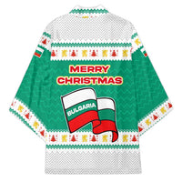 Bulgaria Christmas Kimono with Green-White Theme, Coat of Arms, and National Flag Motif - Wonder Print Shop
