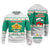 Bulgaria Christmas Ugly Christmas Sweater with Green-White Theme, Coat of Arms, and National Flag Motif - Wonder Print Shop