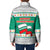 Bulgaria Christmas Padded Jacket with Green-White Theme, Coat of Arms, and National Flag Motif - Wonder Print Shop