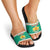 Bulgaria Christmas Slide Sandals with Green-White Theme, Coat of Arms, and National Flag Motif - Wonder Print Shop