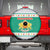 Bulgaria Christmas Spare Tire Cover with Green-White Theme, Coat of Arms, and National Flag Motif - Wonder Print Shop