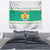 Bulgaria Christmas Tapestry with Green-White Theme, Coat of Arms, and National Flag Motif - Wonder Print Shop