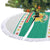 Bulgaria Christmas Tree Skirt with Green-White Theme, Coat of Arms, and National Flag Motif - Wonder Print Shop