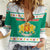 Bulgaria Christmas Women Casual Shirt with Green-White Theme, Coat of Arms, and National Flag Motif - Wonder Print Shop