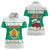 Bulgaria Christmas Women Polo Shirt with Green-White Theme, Coat of Arms, and National Flag Motif - Wonder Print Shop