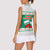 Bulgaria Christmas Women Sleeveless Polo Shirt with Green-White Theme, Coat of Arms, and National Flag Motif - Wonder Print Shop